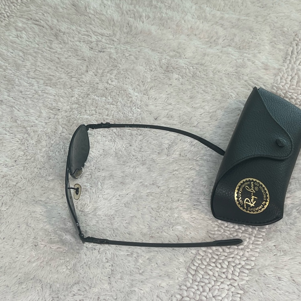 Ray-Ban RB8302 Carbon Fiber Sunglasses Black Frame Green Lenses Made in Italy - Picture 4 of 11